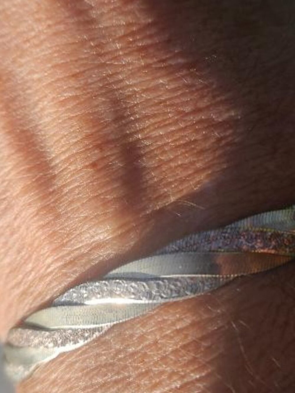 Tri - Color Sterling Italy Bracelet - Picture 7 of 12